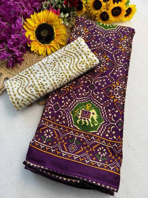 Tulsi pashmina silk Indian saree wholesalers in Mumbai